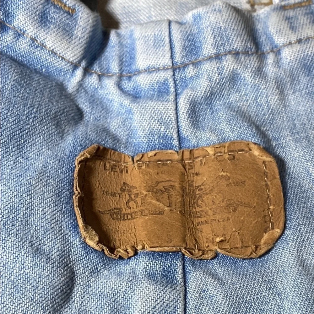 Vintage Levi's Blue Denim Overalls Classic Style